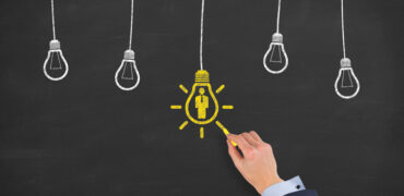 Human Resource Concept on Blackboard
